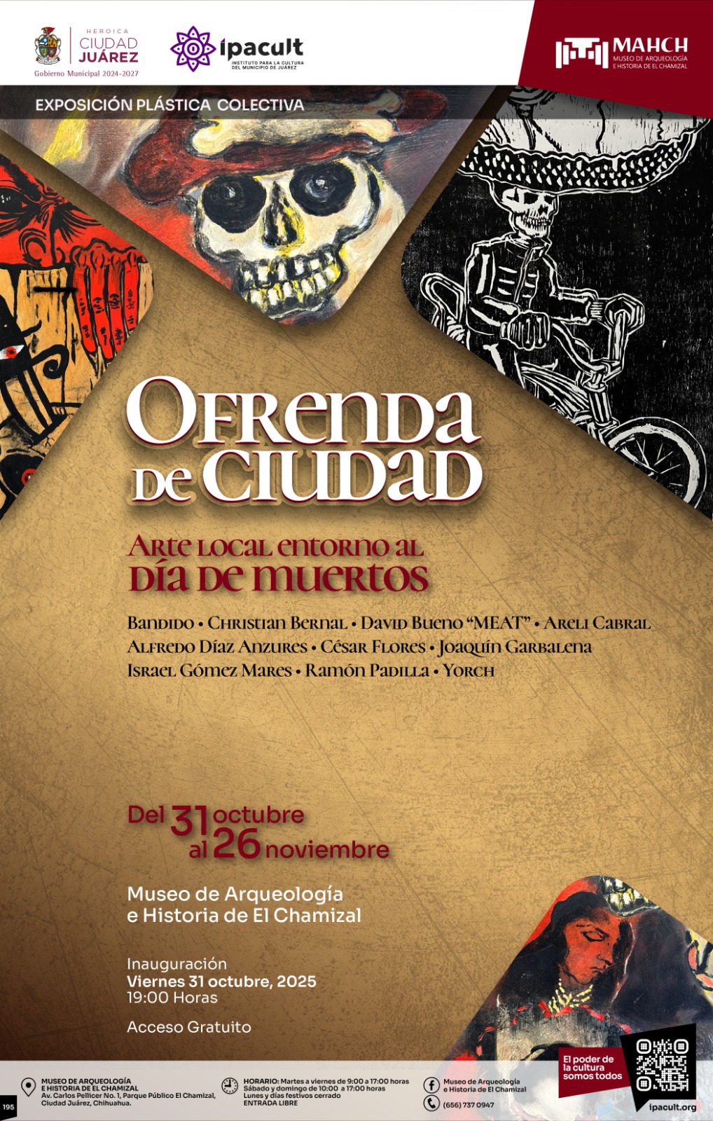 IPACULT inaugura la exposición colectiva “Ofrenda de Ciudad”