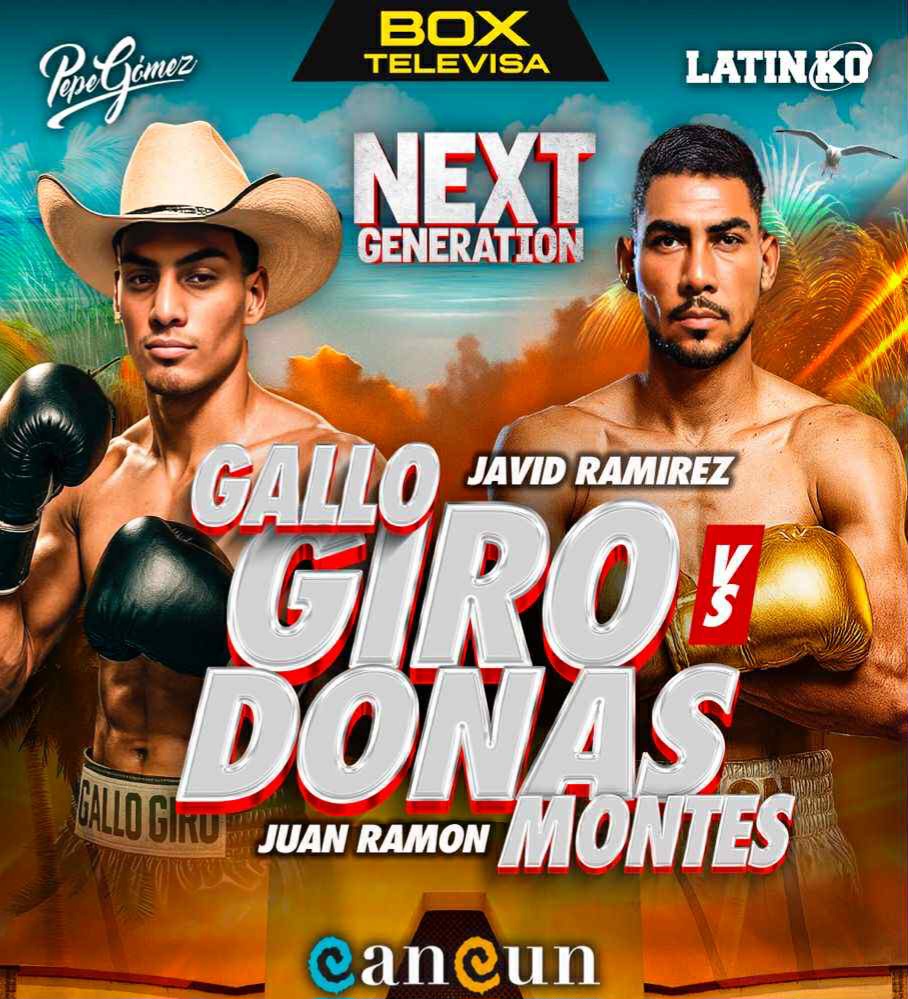 «Donas» Montes y «Gallo Giro» Ramírez en pelea estelar